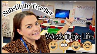 Substitute Teacher Week in the Life | Supply teacher | UK Teacher Vlog