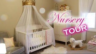  BABY GIRL NURSERY REVEAL  | Modern Princess Theme | MsVaughnTV