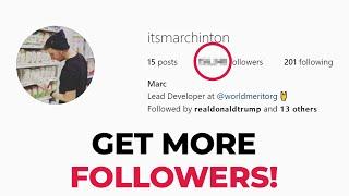 Get More Instagram Followers with Python (Bot Tutorial)