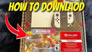 How To Get Your Nintendo Switch Bundle Full Game Download. Mario Kart 8 or other games!