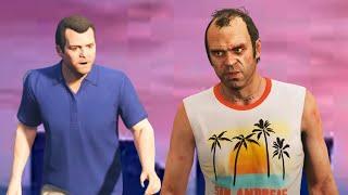 GTA V - Trevor and Michael arguing