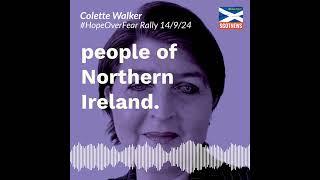 Colette Walker of ISP at #HopeOverFear 14/9/24