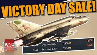 War Thunder - The 2nd LARGEST SALE in the YEAR is HERE! 50% OFF premium, 30% OFF VEHICLES & MORE!