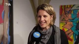 Künstlerin Elvira Bach bei TVA Blitzlicht vom 1  März 2022 - Ausstellung Retrospektive 2022