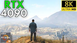 GTA 5: RTX 4090 + Ryzen 9 5950X | 8K | Ultra Settings