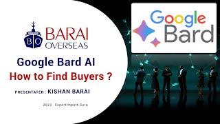 How to Find Buyers for Export Business | 100% Free Importers Directory from Google Bard AI Maps #AI