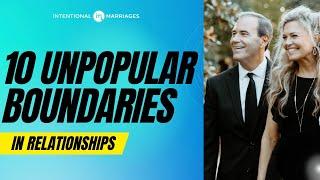 10 EXAMPLES OF SETTING BOUNDARIES IN MARRIAGE (Unpopular Opinions)