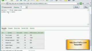 Sorting in Descending Order in SQL Using Order By Desc Clause - SQL LESSON 29