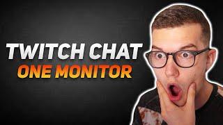 View Twitch Chat In-Game Using a Single Monitor! (SUPER EASY)