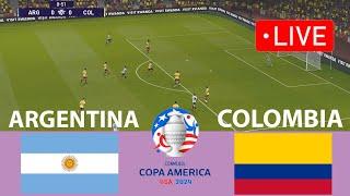 LIVE: ARGENTINA vs COLOMBIA | CUPA AMERICA 2024 LIVE | ARGENTINA LIVE MATCH I eFOOTBALL PES 21