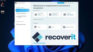 Recoverit, Restaurez et récupérez vos fichiers sur PC