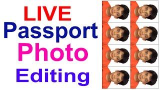  Passport Size Photo Live Editing | Photo Kaise Banaye | Easy Tips & Tricks