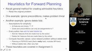 Lecture 19 | Planning 2: Forward Planning and CSP Planning