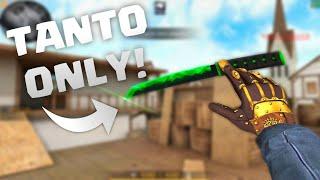 Winning A Gun Game Using Tanto Knife Only! (STANDOFF 2 Tanto Malachite Gameplay)