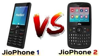 JioPhone 2 vs JioPhone 1| Detailed Comparison | Jio Monsoon Hungama Offer