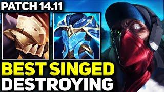 RANK 1 BEST SINGED SHOWS HOW TO DESTROY! (PATCH 14.11) | League of Legends