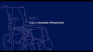 It weighs under 9kg? Introducing the Aspire Socialite Wheelchair