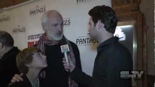 Actor Michael Gross talks about his new movies with SLTV at the "Billy Elliot" premiere