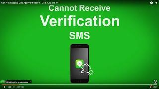 Can Not Receive Line App Verification - LINE App Tip #41