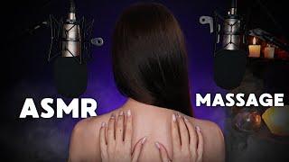 МАССАЖ СПИНЫ И ШЕИ, ТРИГГЕРЫ И ЗВУКИ КОЖИ,АСМР С ПОДРУГОЙ|ASMR BACK AND NECK MASSAGE,TRACING,SCRATCH