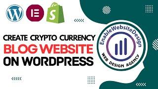 How to create crypto currency blog website on wordpress