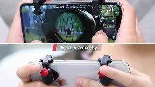 Como Jogar PUBG FREE FIRE Com Joystick Gamepad Gatilho Baseus celular Smartphone