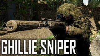 Ghillie Sniper - M110K1 - Ground Branch gameplay