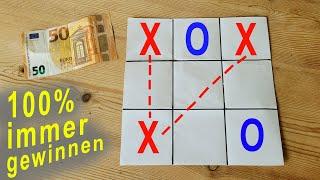 Tic Tac Toe immer gewinnen - Spezial Trick Tutorial