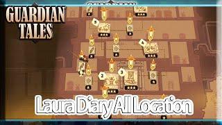 Guardian Tales - Laura Quest with all Location + World 3 stage tips【玩游戏】, April 2020