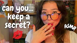 can you keep a secret? If so, you'll get a kiss |ASMR| mouth sounds | personal attention