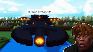 Roblox Build a Boat Funny Moments (SPACESHIP )