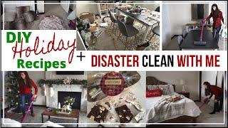 NEW Disaster Holiday Clean with Me / DIY Holiday Recipes | Momma From Scratch