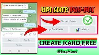 How to create UPI autopay Telegram bot using php files | Codes & Hosting 100% Free