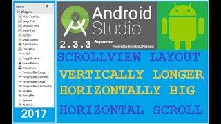 How to use ScrollView in Android - HORIZONTAL SCROLLVIEW in android example. Whats NEW