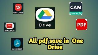 How to save pdf in Google Drive from WPS office