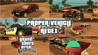 Texturas de Autos en HD para GTA San Andreas Android - Proper Vehicle Retex -