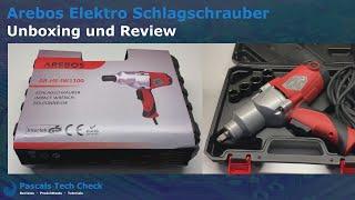 Arebos Elektro Schlagschrauber || Unboxing & Review || Für Kfz Räderwechsel und Co.