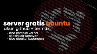 Cara mendapatkan server ubuntu gratis 2023