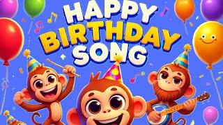 Happy Birthday Monkey Song | Fun Kids Sing-Along