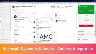 Microsoft Dynamics & Amazon Connect Integration with AMC Technology's, DaVinci