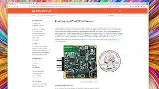 Connecting Eta Compute ECM3532 AI Sensor to Edge Impulse