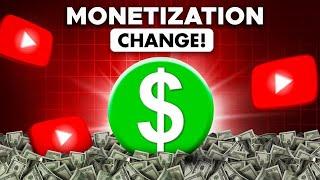 YouTube is CHANGING Monetization for EVERYONE!!