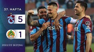 Trabzonspor (5-1) C. Alanyaspor | 37. Hafta - 2022/23