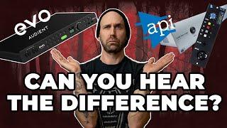 HIGH END vs AFFORDABLE Audio Interface! A 9000$ difference! (including multitracks)