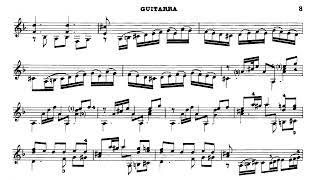 Dionisio Aguado - Fandango Variado for Guitar, Op. 16 (c. 1849) [Score-Video]