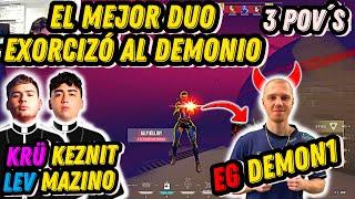 KEZNIT Y MAZINO SE ENFRENTAN A EG DEMON1 EN RANKED Y SE PONEN FULL TRYHARDS PARA GANAR | CON 3 POV´S