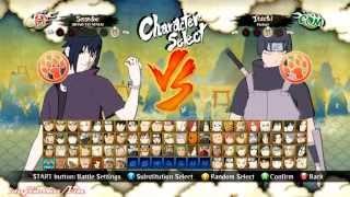 Naruto Ultimate Ninja Storm 3 Road to Ninja Sasuke vs Anbu Itachi