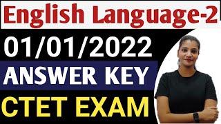 ctet answer key 01\01\2022 ctet paper 1 english language 2 ctet #ctet #ctet2021 #ctetanswerkey