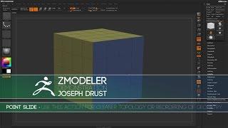 ZBrush ZModeler Point Actionsv - Point Slide