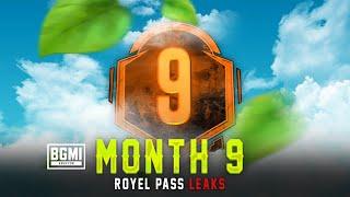 M9 ROYAL PASS REWARDS | MONTH 9 ROYAL PASS PUBG MOBILE | M9 ROYAL PASS 1 TO 50 LEVEL RP REWARDS